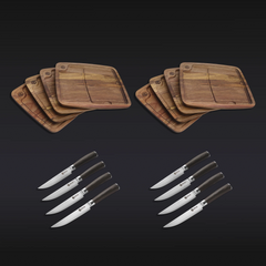 Steak Knife & Bistecca Plate Set, 16-pc (Espresso)