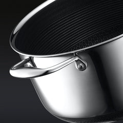 Hybrid Stock Pot With Lid, 8-Qt